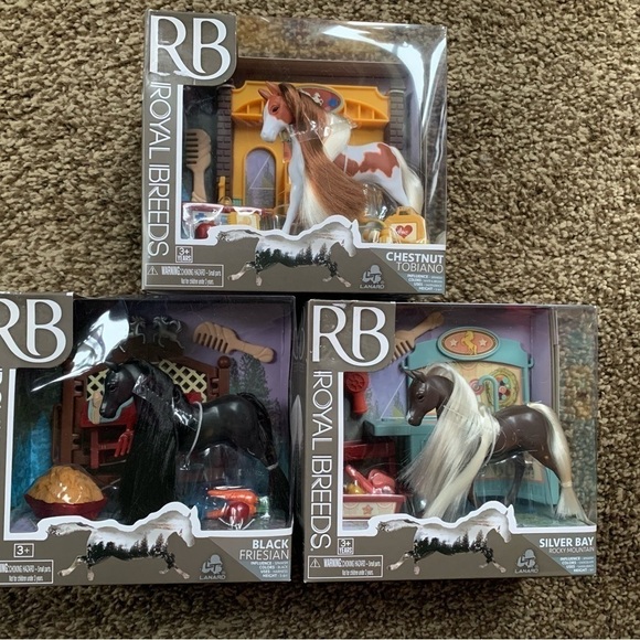 Lanard Royal Breeds Play Set Collection Set of 3 - Picture 1 of 5
